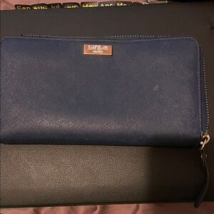 Kate Spade Navy Leather Wallet